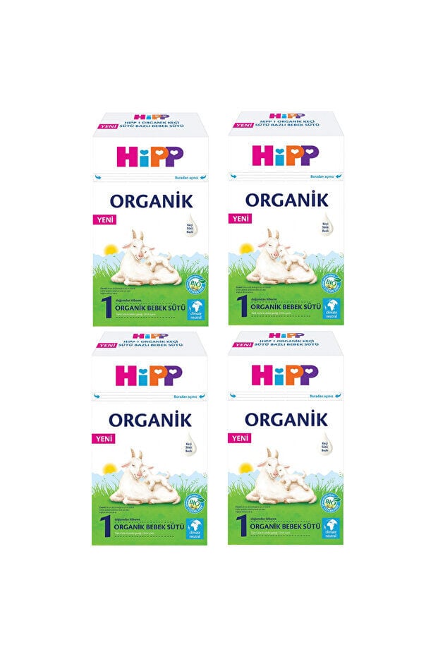 Hipp 1 Organik Keçi Sütü Bazlı Bebek Sütü 400 gr X 4 Adet