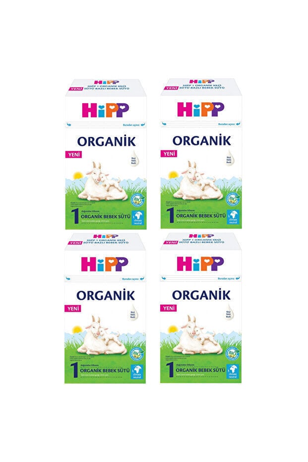 Hipp 1 Organik Keçi Sütü Bazlı Bebek Sütü 400 gr X 4 Adet
