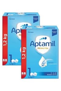 Aptamil 1 Pronutra Bebek Sütü 1200 g 0-6 Ay - 2 Adet