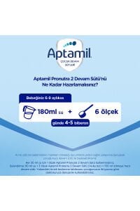 Aptamil 2 Pronutra Prebiyotikli Devam Sütü 1200 Gr
