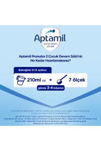 Aptamil 3 Pronutra Prebiyotikli Devam Sütü 1200 g - 3 Adet (Toplam 3600 g)
