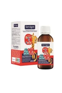 Sorvagen Grow & Brain L-Arjinin, Sitikolin, Fosfatidilserin ve Multivitamin İçeren Sıvı Takviye Edici Gıda 150 mL -1 Şişe
