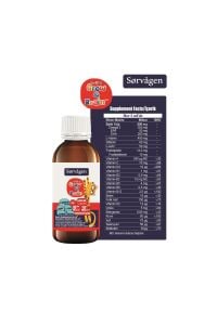 Sorvagen Grow & Brain L-Arjinin, Sitikolin, Fosfatidilserin ve Multivitamin İçeren Sıvı Takviye Edici Gıda 150 mL -1 Şişe