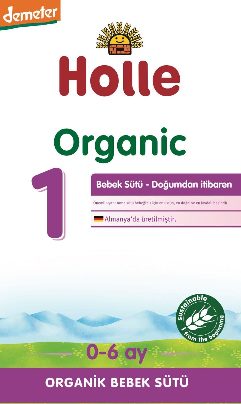 Holle 1 Organik Bebek Sütü 400 Gr