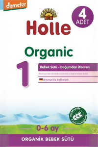 Holle 1 Organik Bebek Sütü 400 Gr 4 Lü