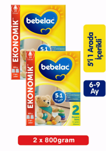 Bebelac 2 Bebek Devam Sütü 800 Gr 2 Li