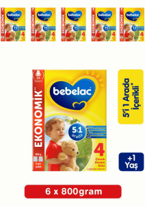 Bebelac 4 Çocuk Devam Sütü 1 Yaş+ 800 Gr 6 Lı