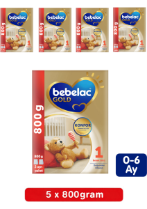 Bebelac Gold 1 Bebek Sütü 800 Gr 5 adet