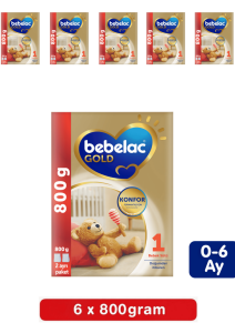 Bebelac Gold 1 Bebek Sütü 800 Gr 6 adet