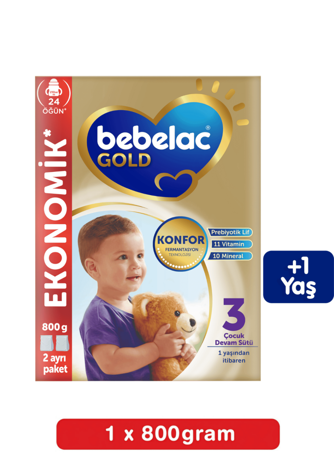 Bebelac Gold 3 Bebek Sütü 800 Gr