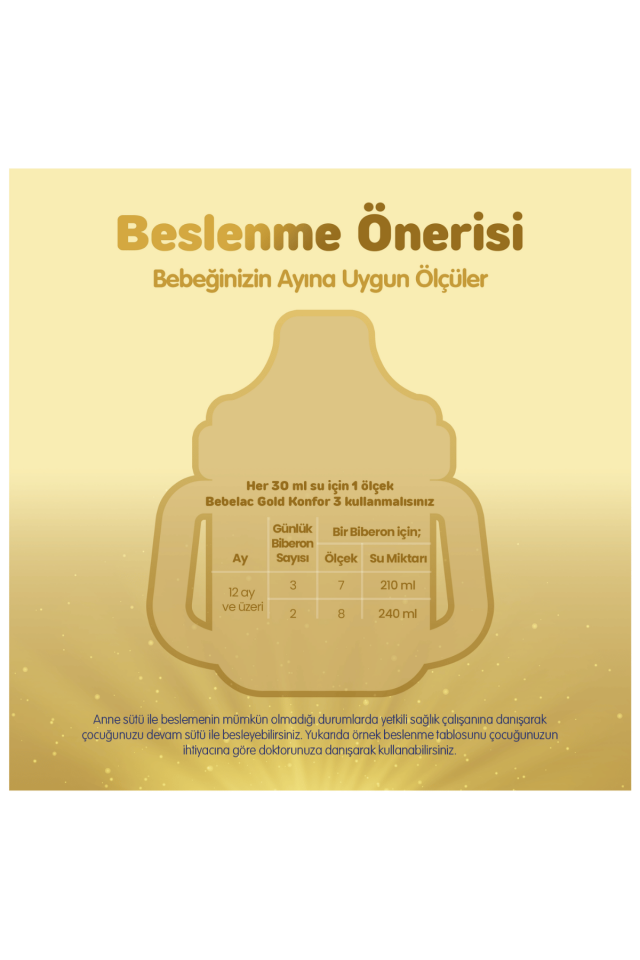 Bebelac Gold 3 Bebek Sütü 800 Gr