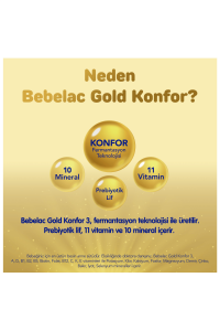 Bebelac Gold 3 Bebek Sütü 800 Gr