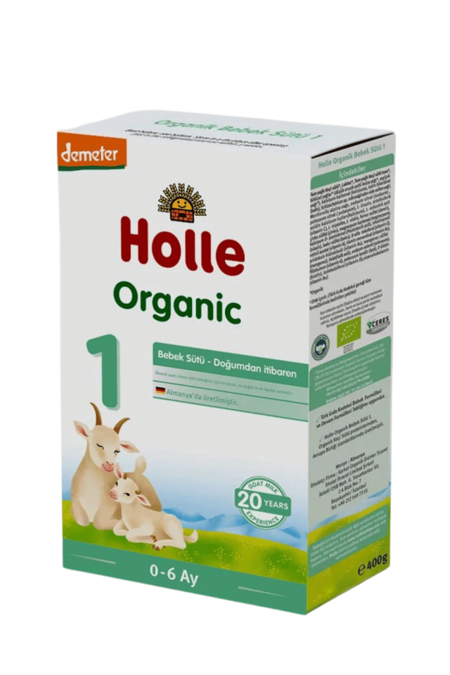 Holle 1 Organik Keçi Sütü Bebek Formu 400 Gr