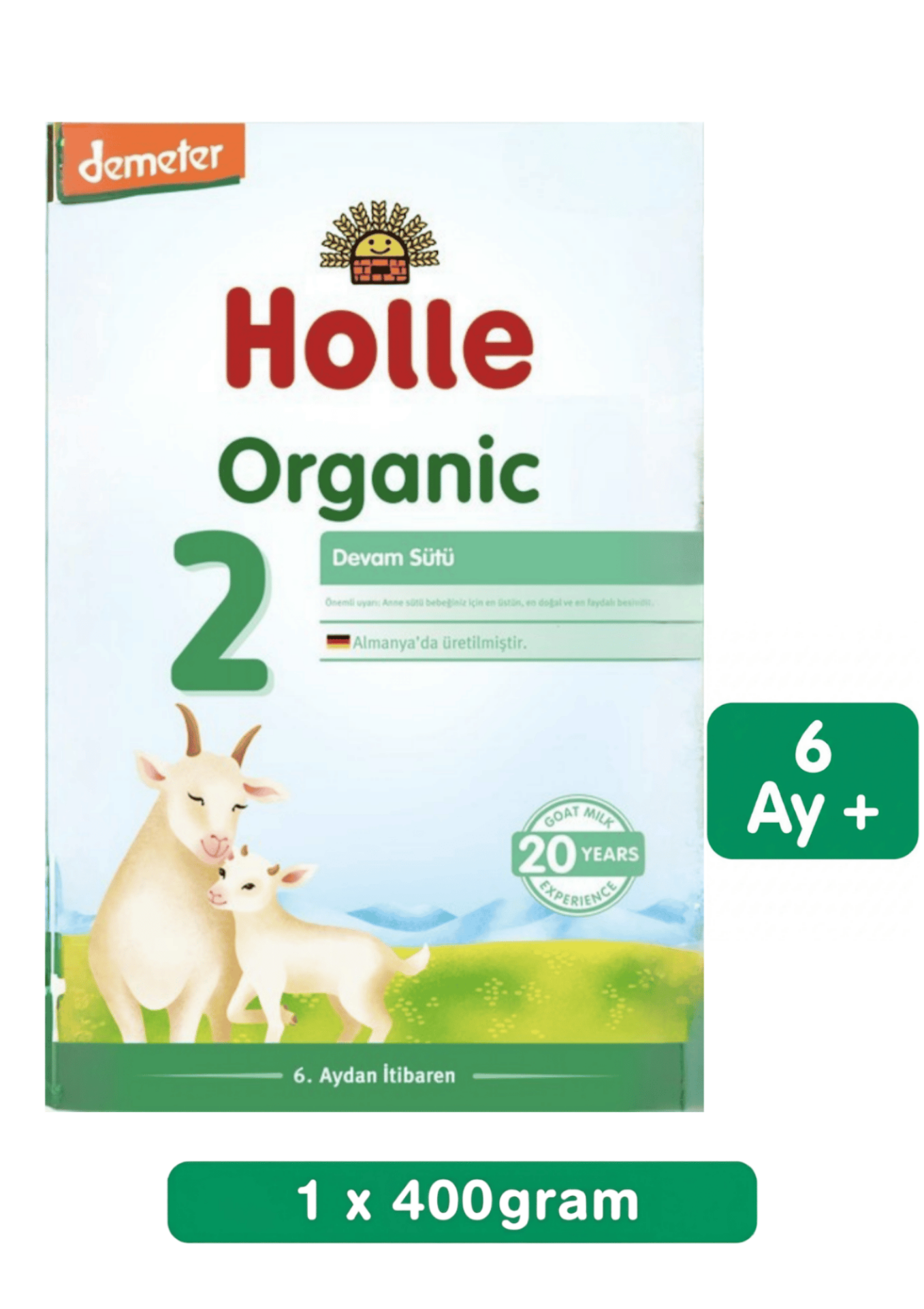 Holle 2 Organik Keçi Sütü Devam Formu 400 Gr