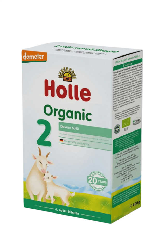 Holle 2 Organik Keçi Sütü Devam Formu 400 Gr 3 Lü