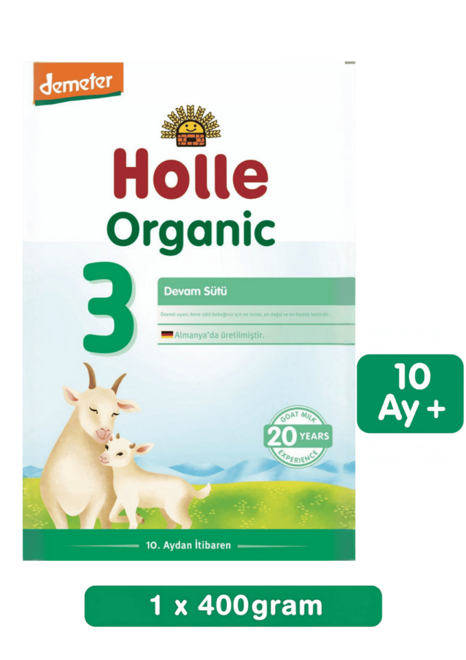Holle 3 Organik Keçi Sütü Devam Formu 400 Gr