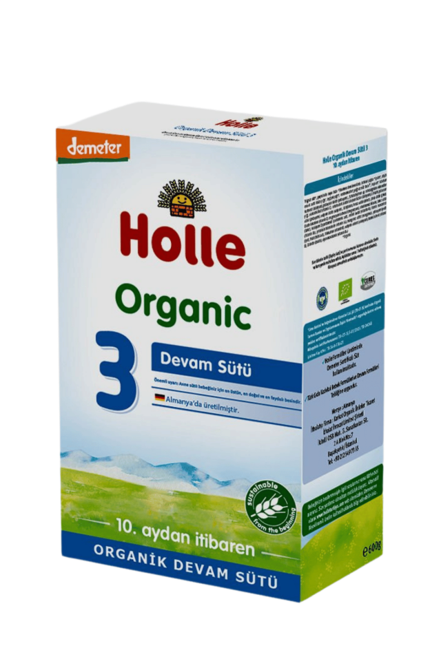 Holle 3 Organik Devam Sütü 600 Gr