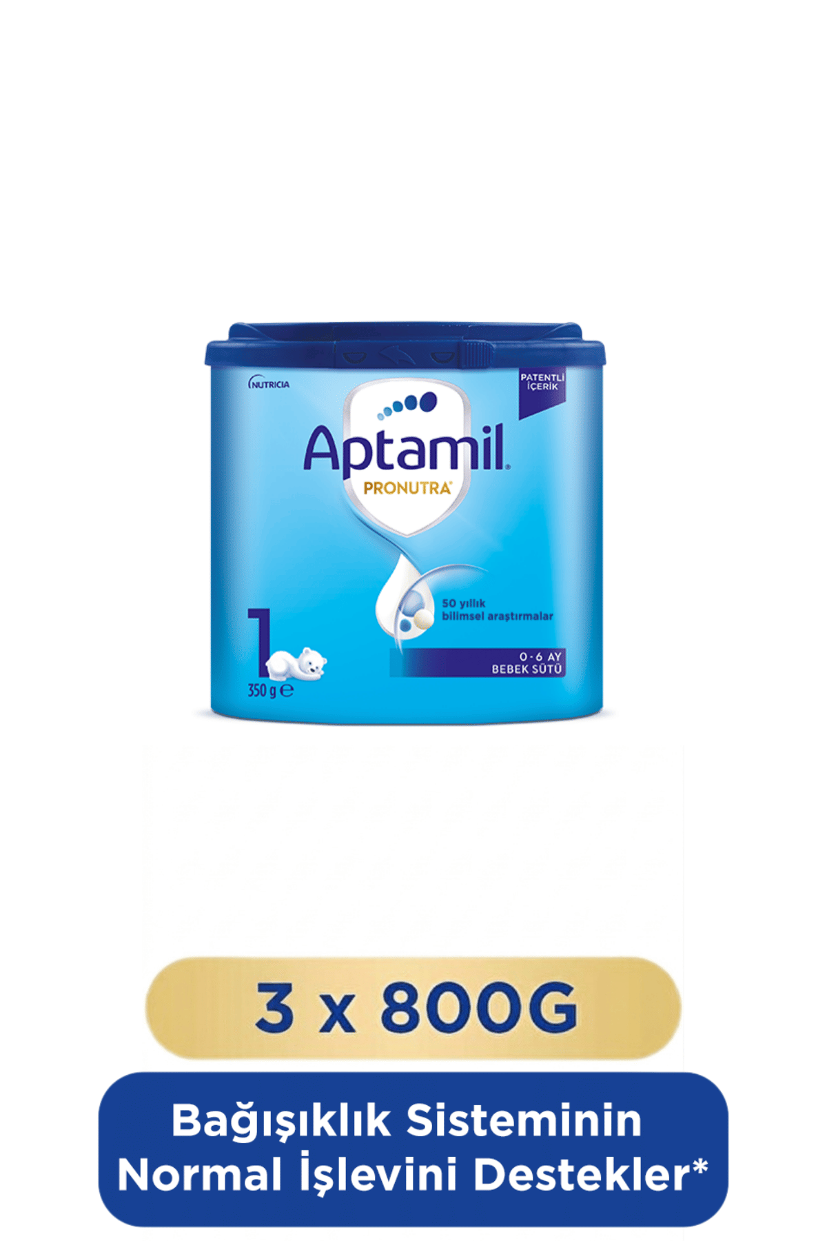 Aptamil Pronutra 1 Bebek Sütü 350 Gr 3 Lü