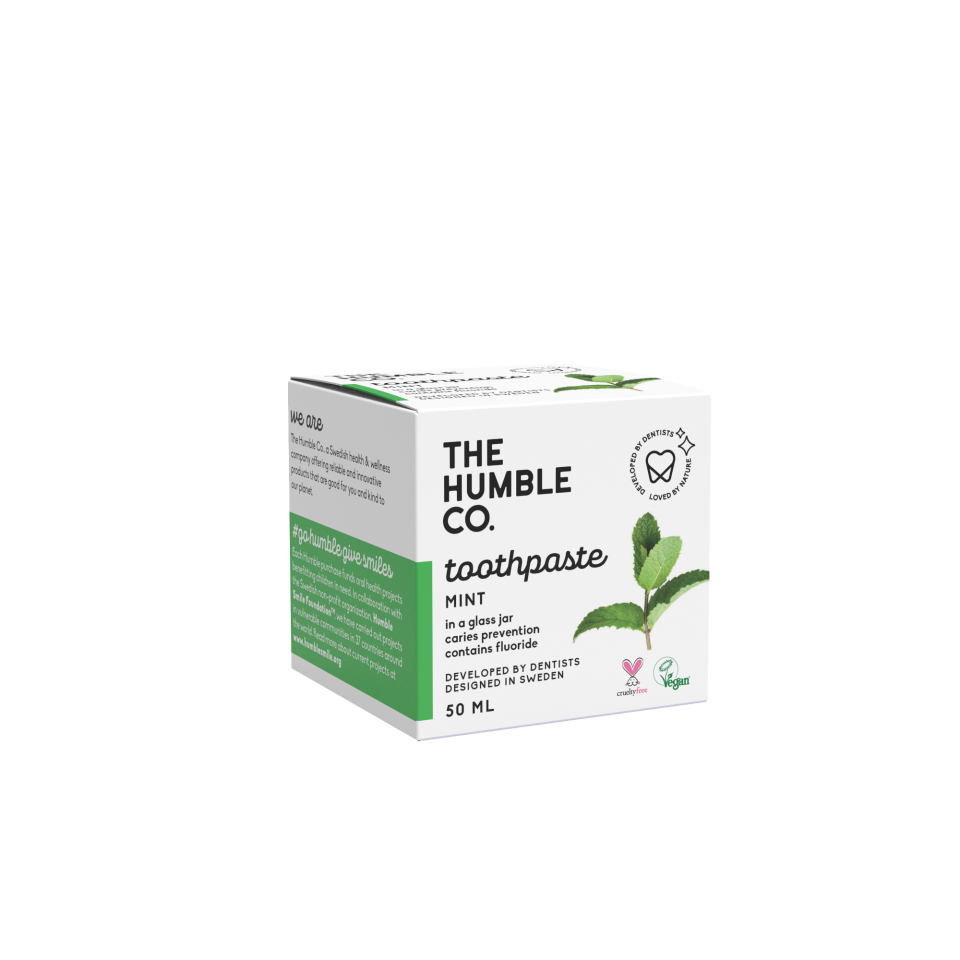 The Humble Co. Yetişkin Taze Naneli Kavanoz Diş Macunu 50 Ml