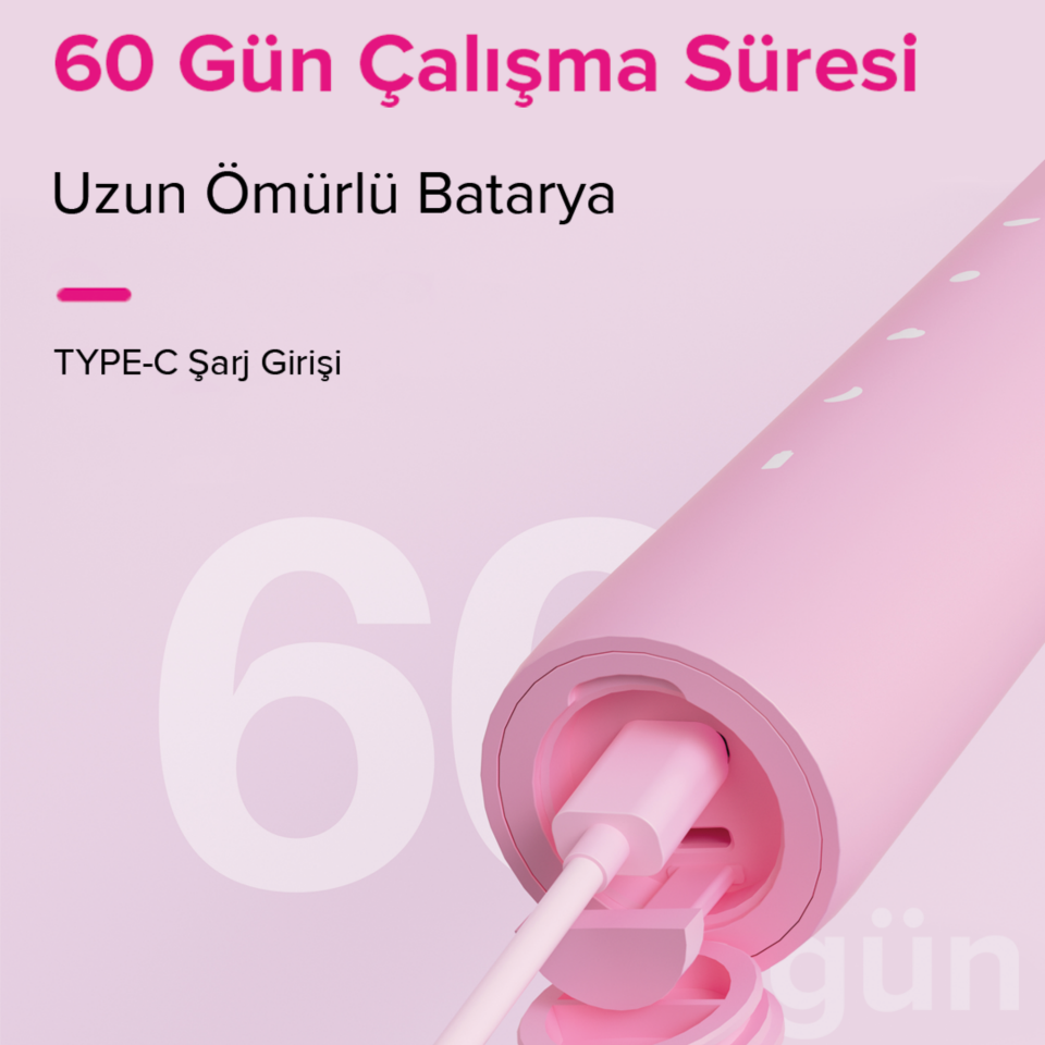 Steriball Şarjlı Elektrikli Diş Fırçası - Pembe