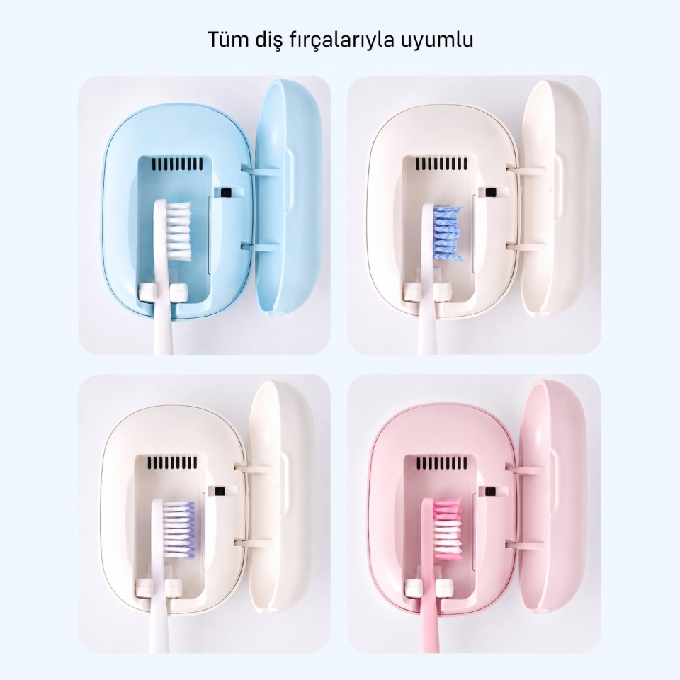 Steriball Diş Fırçaları İçin Akıllı Sterilizatör ve Koruma Cihazı - Beyaz