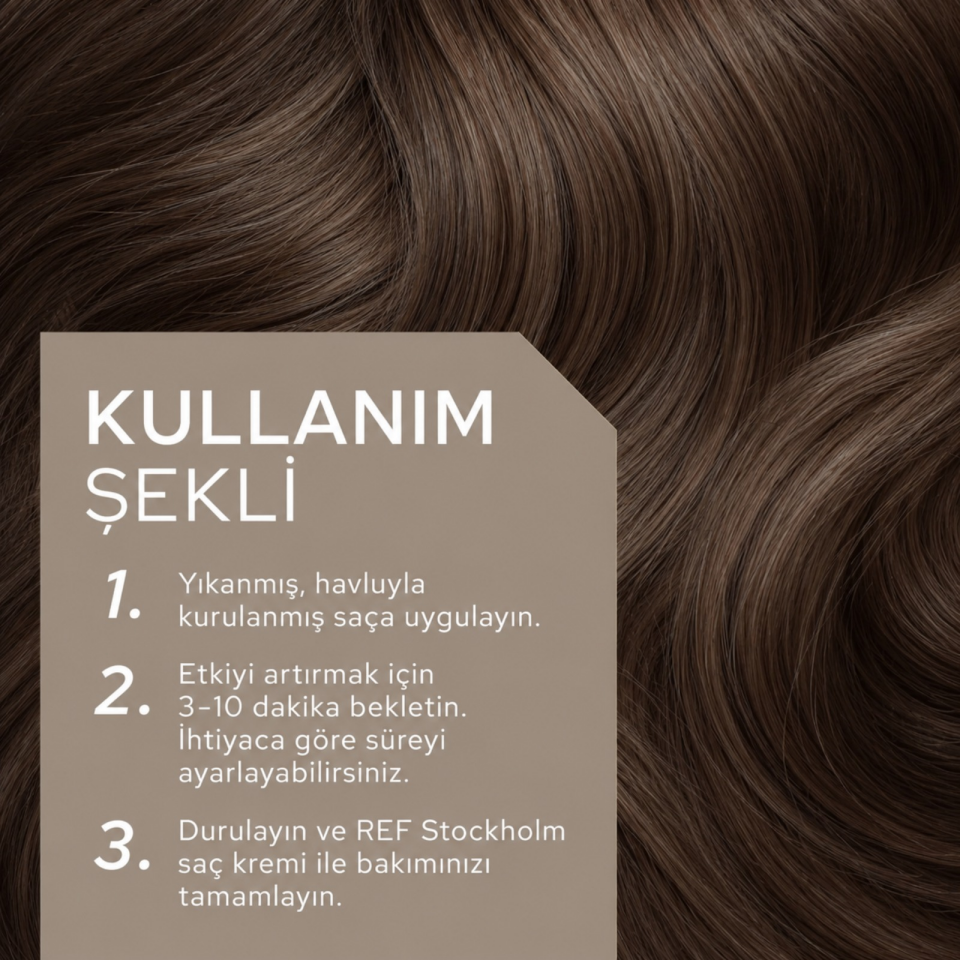 REF Colour Boost Cool Chocolate 200 ML - Renk Canlandırıcı Maske (Soğuk Çikolata)