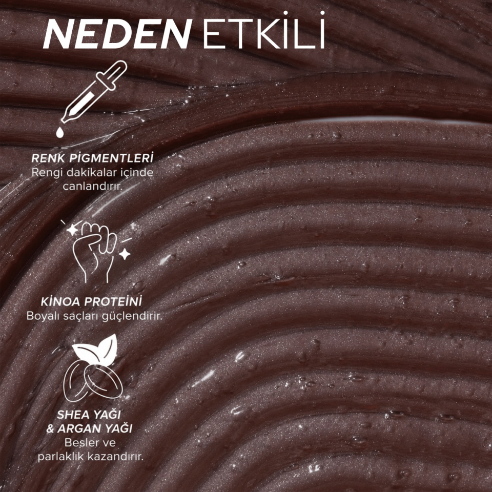 REF Colour Boost Cool Chocolate 200 ML - Renk Canlandırıcı Maske (Soğuk Çikolata)