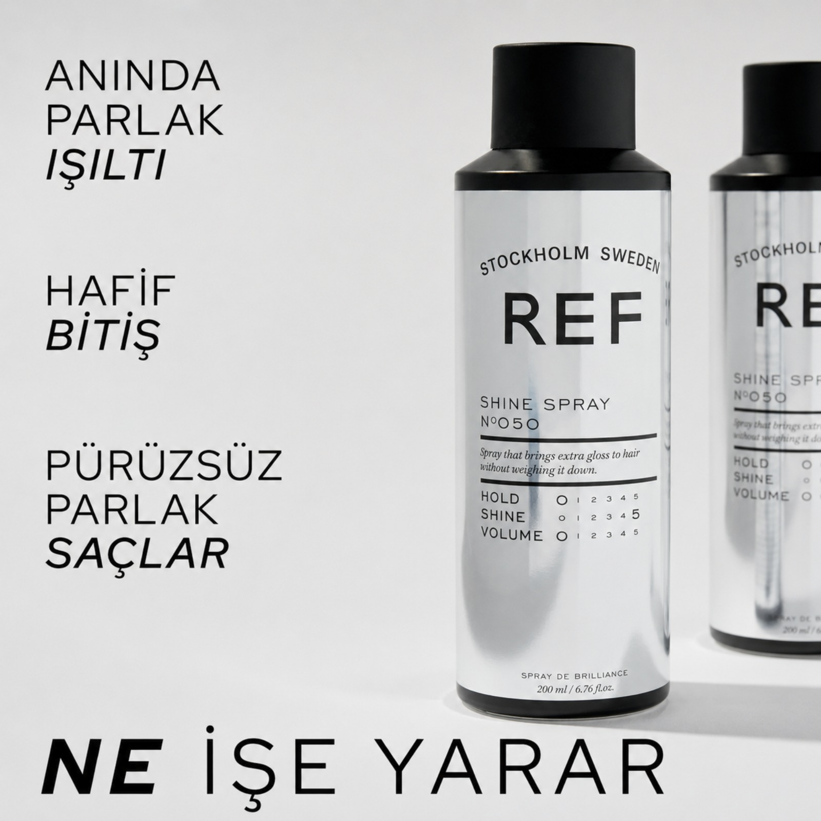REF Shine Spray N°050 200 ML - Parlaklık Spreyi
