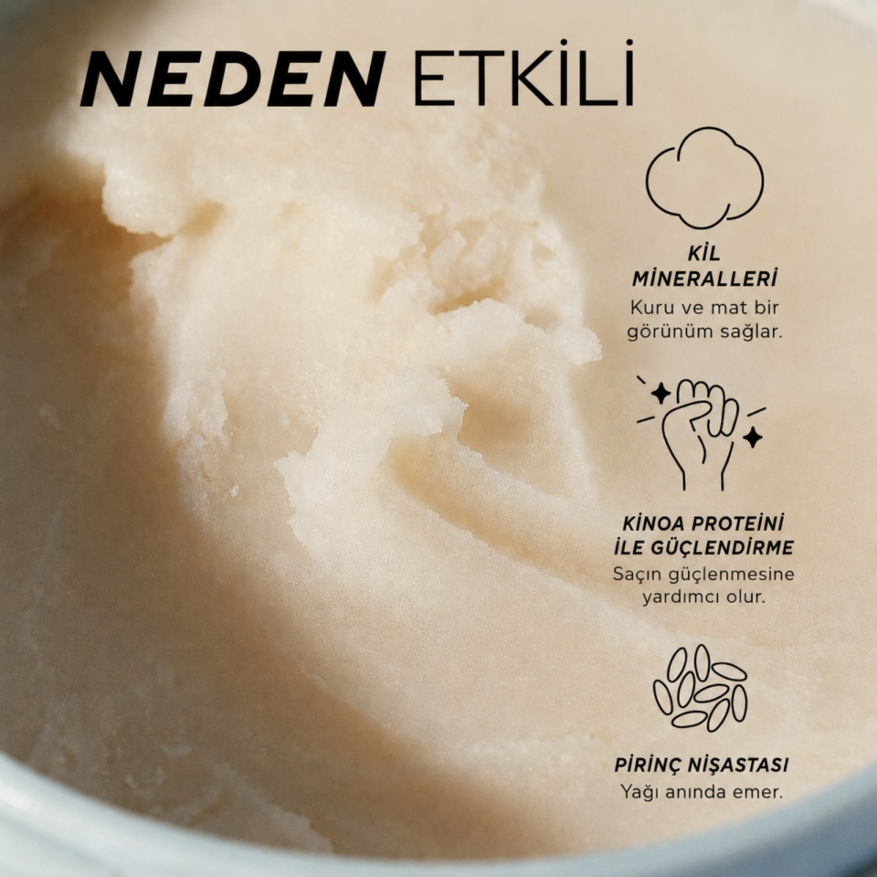 REF Dry Shampoo Paste 85 ML - Kuru Şampuan Etkili Şekillendirici Macun