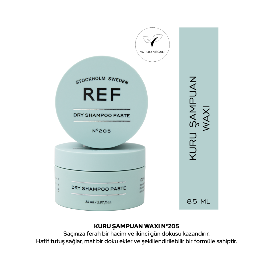 REF Dry Shampoo Paste 85 ML - Kuru Şampuan Etkili Şekillendirici Macun