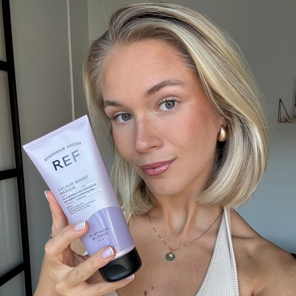 REF Colour Boost Platinum Blonde 200 ML - Renk Canlandırıcı Maske (Platin Sarı)
