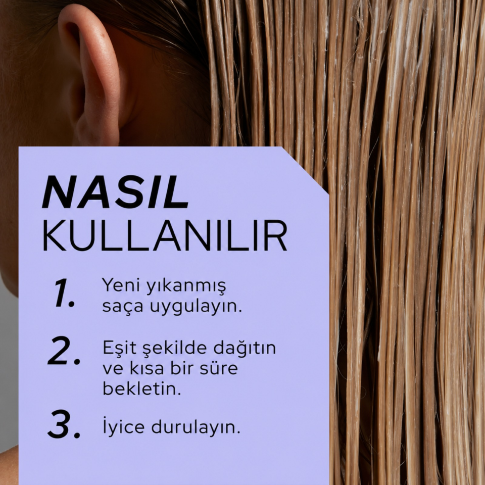 REF Cool Silver Conditioner 100 ML - Turunculaşma Karşıtı Saç Kremi