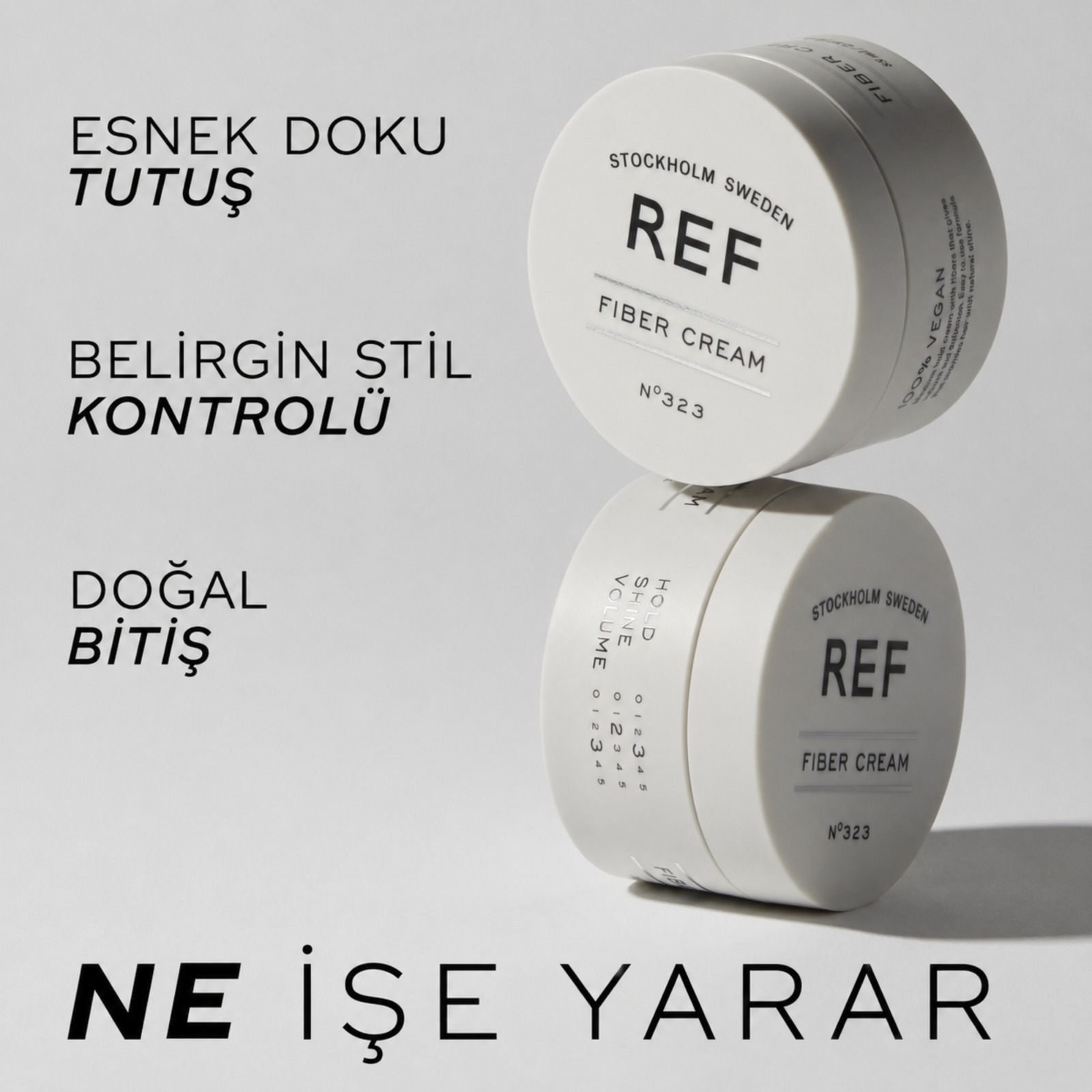 REF Fiber Cream 85 ML - Lifli Şekillendirici Krem Wax