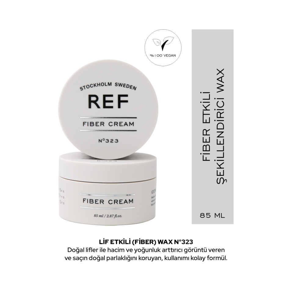REF Fiber Cream 85 ML - Lifli Şekillendirici Krem Wax