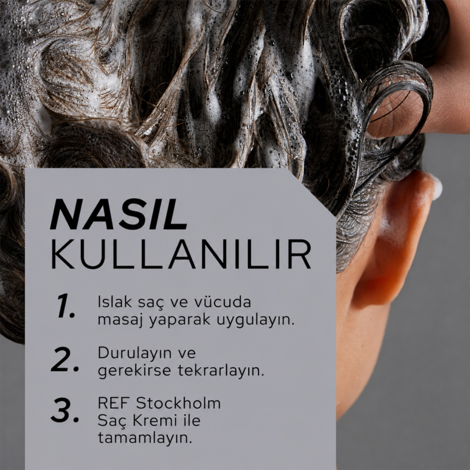 REF Hair & Body Shampoo 285 ML - Saç ve Vücut Şampuanı