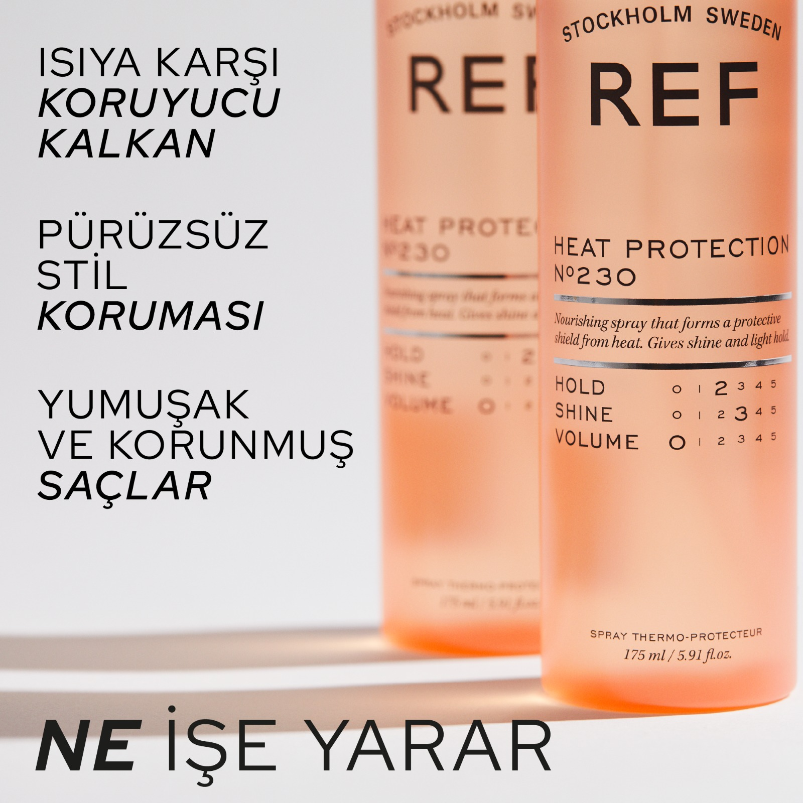 REF Heat Protection N°230 100 ML - Isı Koruyucu Sprey