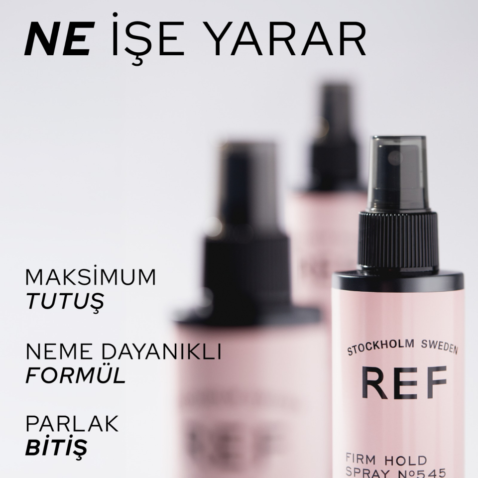 REF Firm Hold Spray N°545 175 ML - Güçlü Tutuşlu Saç Spreyi