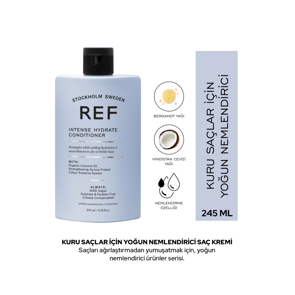 REF Intense Hydrate Conditioner 245 ML - Yoğun Nemlendirici Saç Kremi
