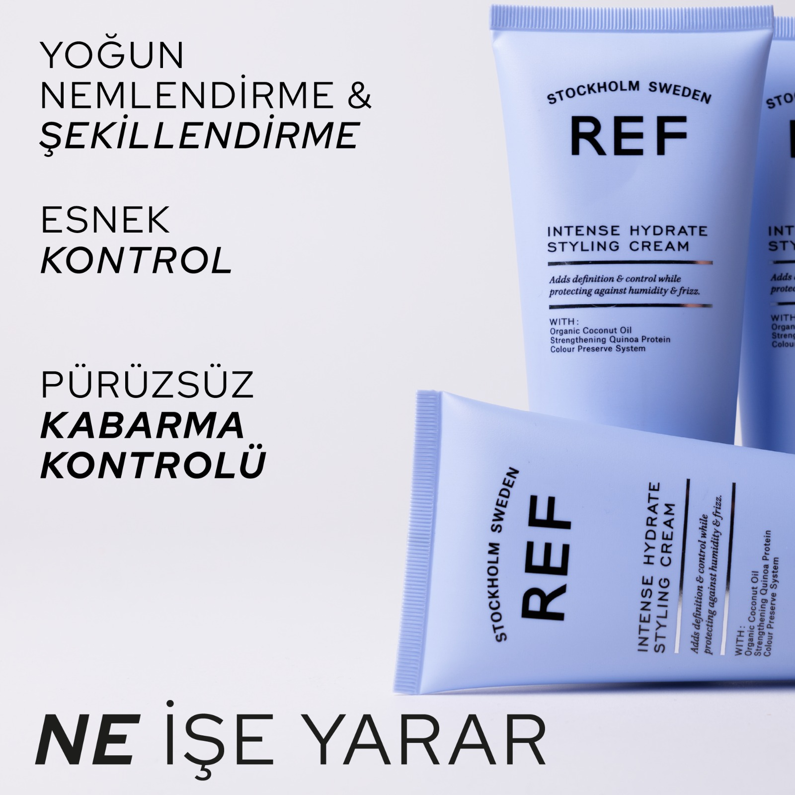 REF Intense Hydrate Styling Creme 200 ML - Yoğun Nemlendirici Şekillendirici Krem