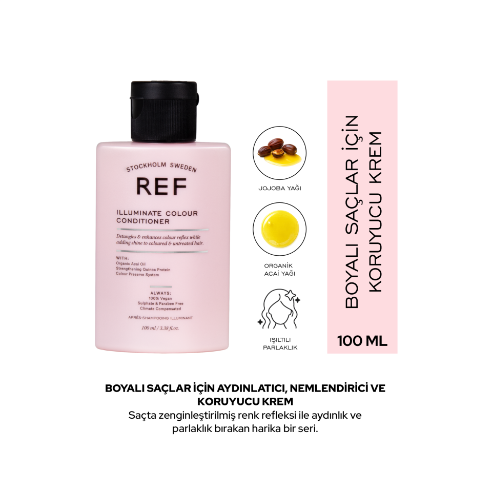 REF Illuminate Colour Conditioner 100 ML - Renk Koruyucu Parlaklık Saç Kremi