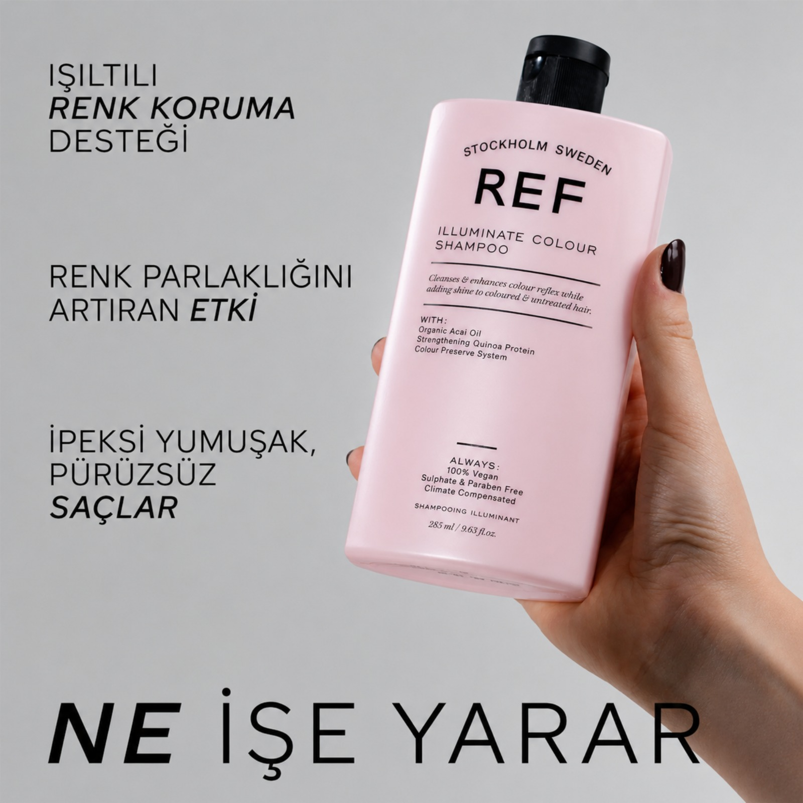REF Illuminate Colour Shampoo 100 ML - Renk Koruyucu Parlaklık Şampuanı