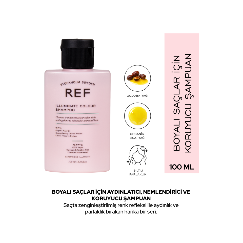 REF Illuminate Colour Shampoo 100 ML - Renk Koruyucu Parlaklık Şampuanı