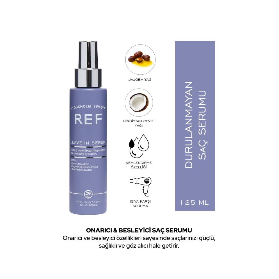 REF Leave In Serum 125 ML - Durulanmayan Saç Serumu