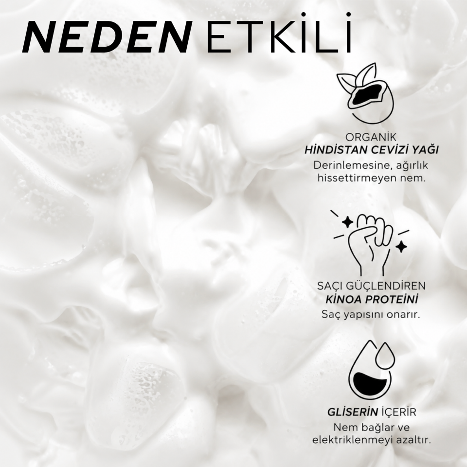 REF Whipped Moisture Mousse 200 ML - Nemlendirici Saç Köpüğü