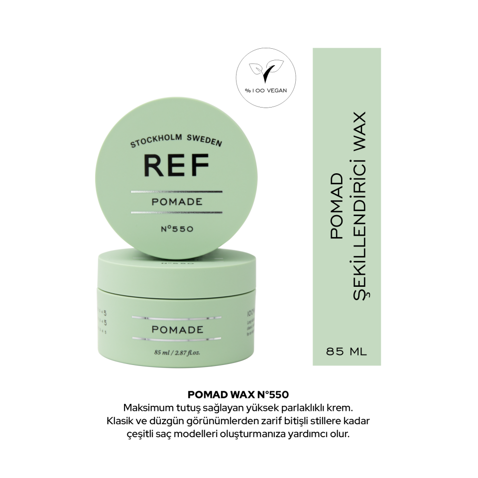 REF Pomade 85 ML - Parlak Şekillendirici Pomad