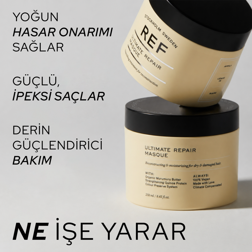 REF Ultimate Repair Masque 250 ML - Yoğun Onarıcı Saç Maskesi