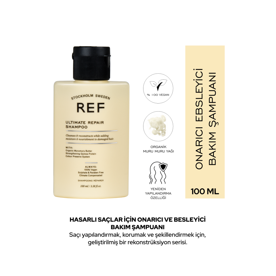 REF Ultimate Repair Shampoo 100 ML - Yoğun Onarıcı Şampuan