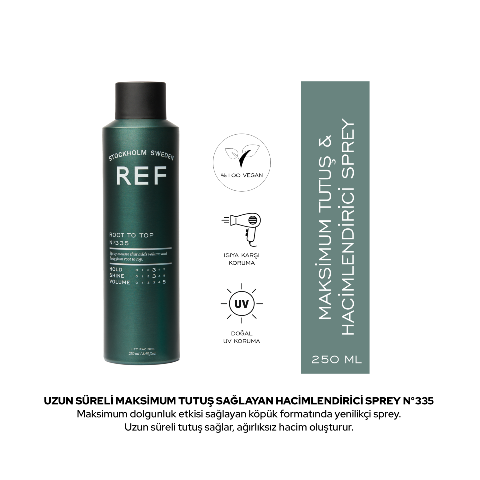 REF Root To Top N°335 250 ML - Dip Hacim Veren Saç Spreyi