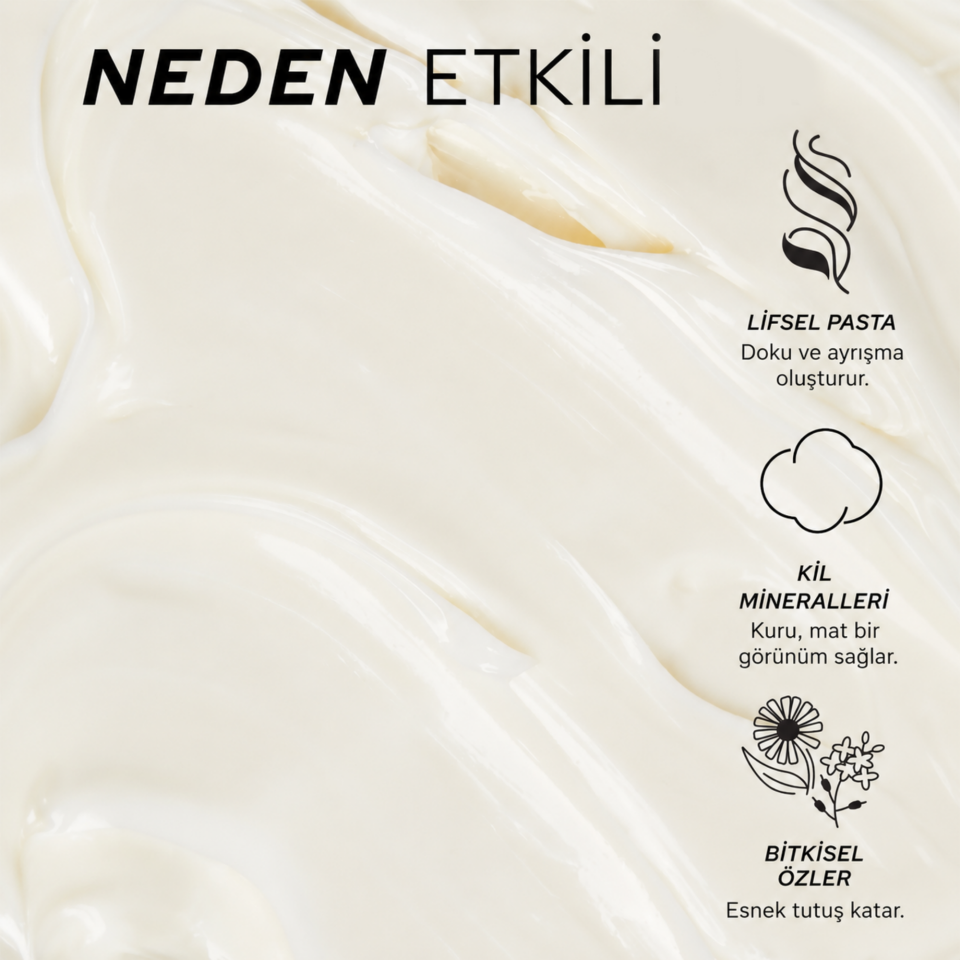 REF Rough Paste N°404 75 ML - Mat Dokulu Şekillendirici Macun