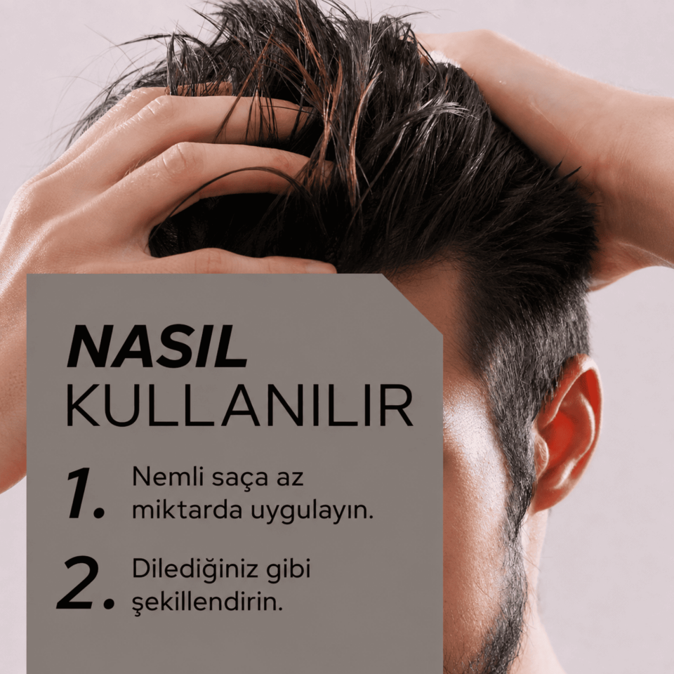 REF Rough Paste N°404 75 ML - Mat Dokulu Şekillendirici Macun